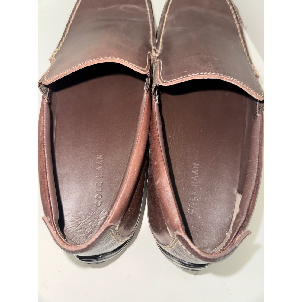Cole Haan Men Tucker Venetian Loafer Dark Brown Leather Slip On C04059 Size 15 M - Picture 6 of 7